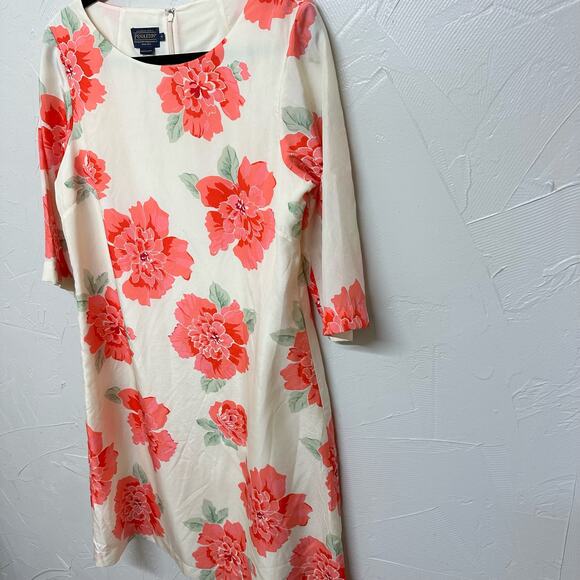Pendleton Silk Flower Printed Dress Size 10 - Picture 8 of 9